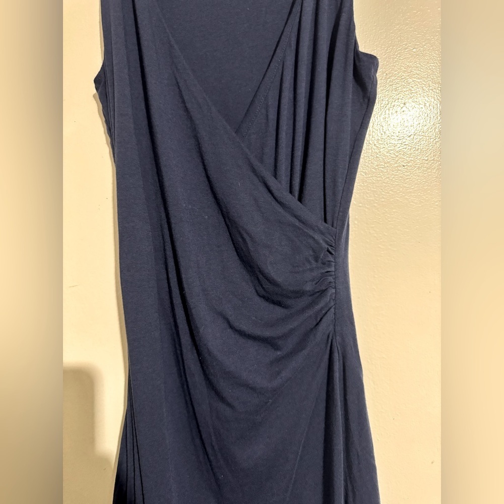 Ralph Lauren Sport Navy Blue Sleeveless Wrap Dress XS - Picture 2 of 5